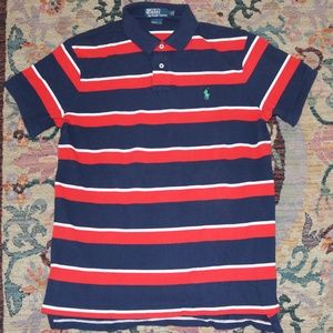 Ralph Lauren Men's Striped Short Sleeve Polo Shirt